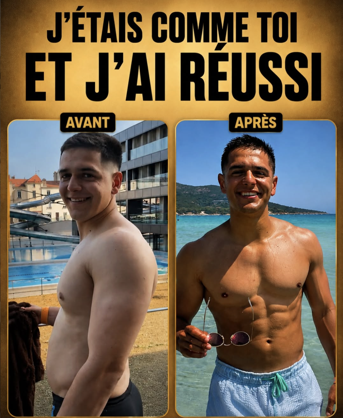 Transformation avant / après